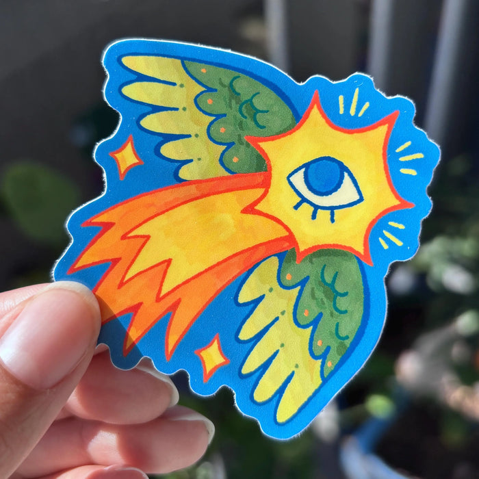 Comet Angel Sticker