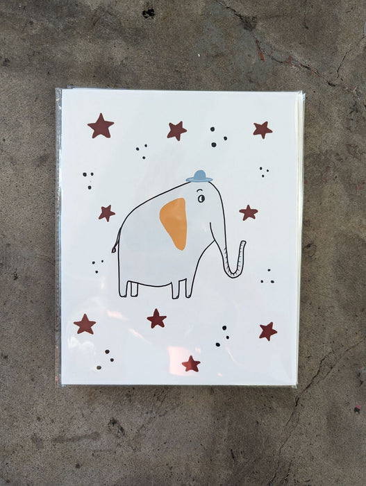 Elephant Art Print 8x10