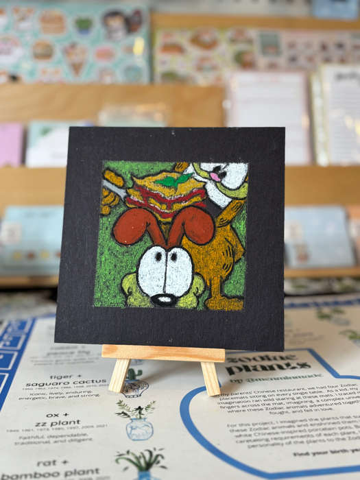 Forever Garf Original Art by Jess Tse