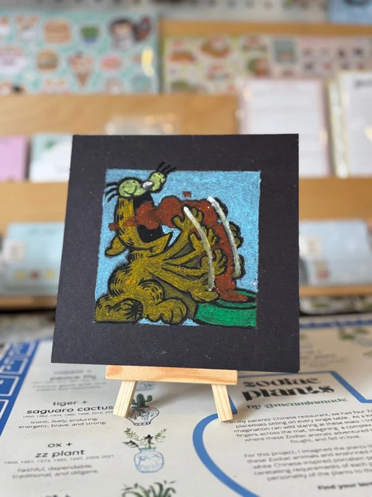 Forever Garf Original Art by Jess Tse