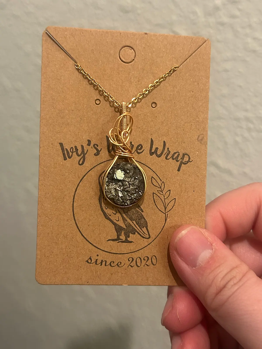 Pyrite pendant