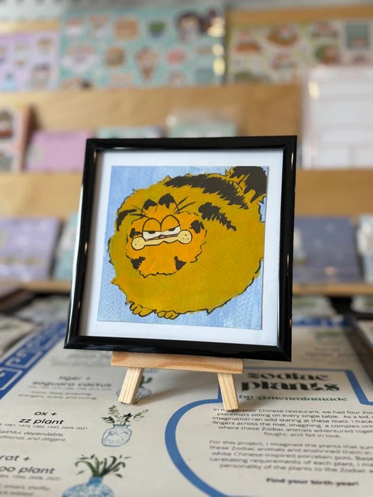 Forever Garf Original Art by Itzel Zavala