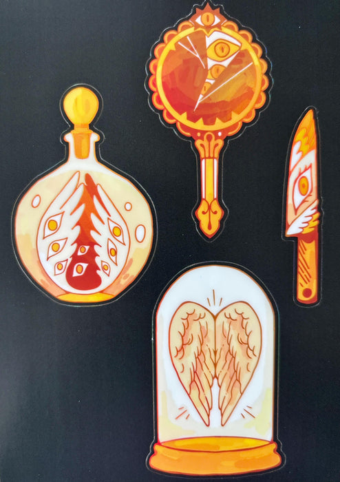 Angel Curiosities Sticker Sheet