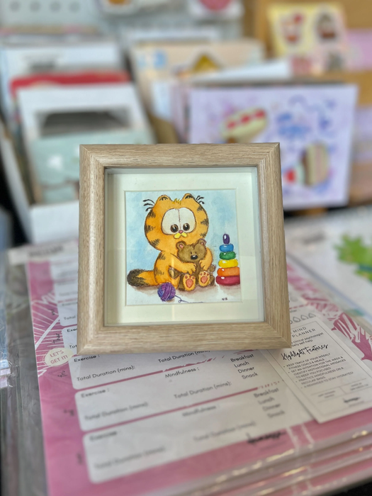 Forever Garf Original Art by Natalie Zhang