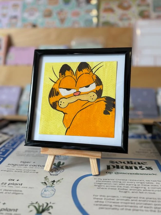 Forever Garf Original Art by Itzel Zavala