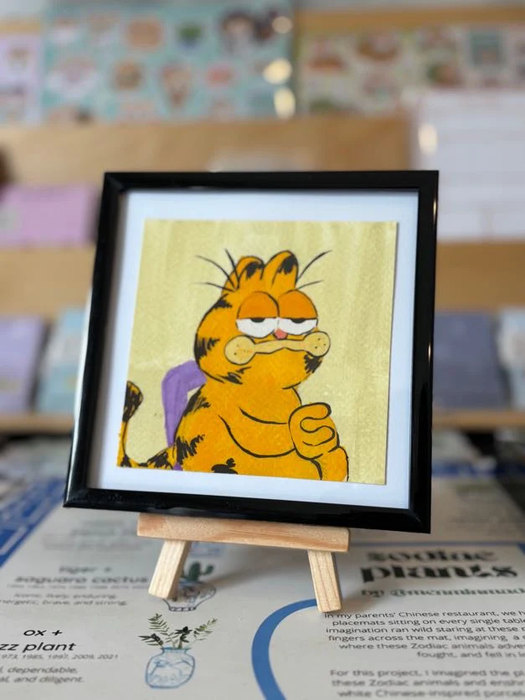 Forever Garf Original Art by Itzel Zavala