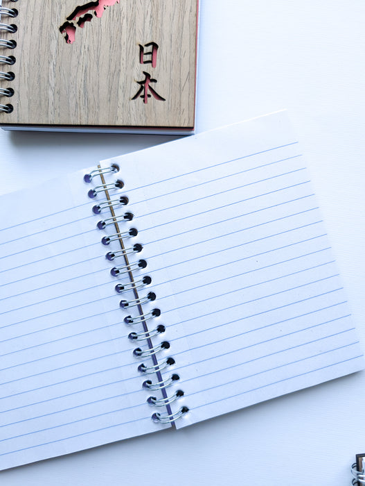 Japan | Handcrafted Wood Notebook