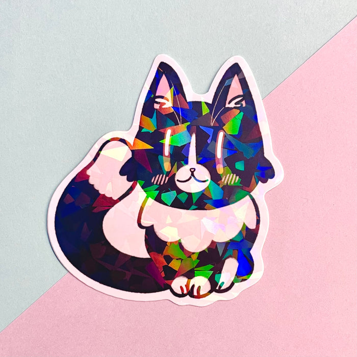 Kevin the Tuxedo Cat Sticker