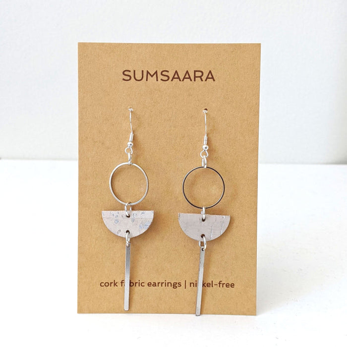 Cork Fabric Earrings