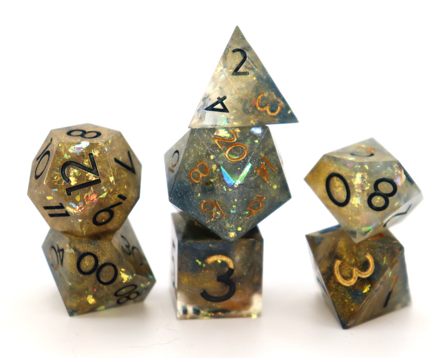 Handmade Resin Dice Set - B-grade - Kronos
