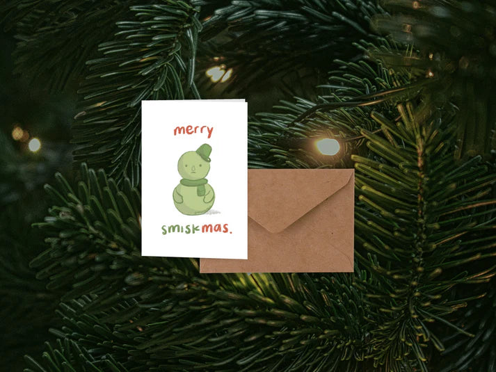 Merry Smiskmas Mini Greeting Card