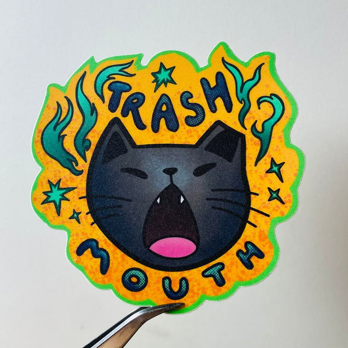 Trash Mouth Sticker