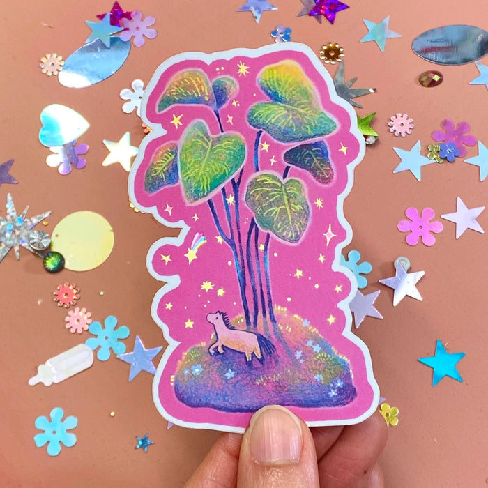 Perfect Place to Rest (Pink Horse) Sticker