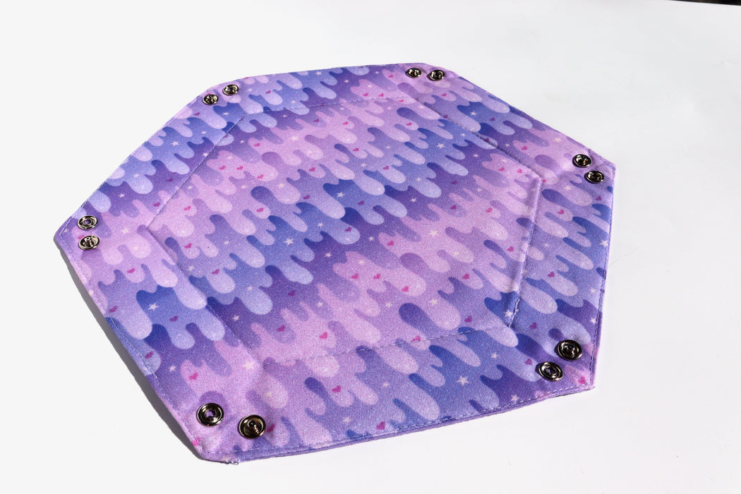 Handmade Dice Tray- Purple Slime