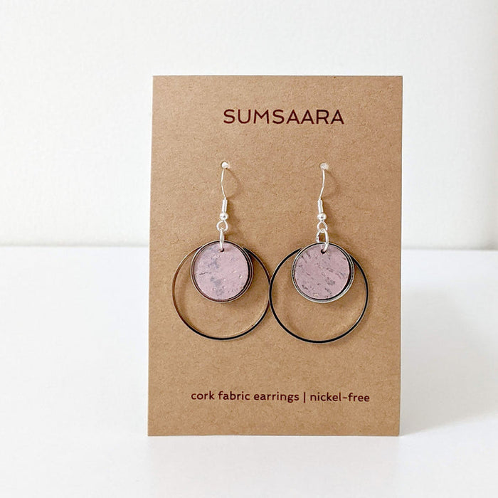 Cork Fabric Earrings