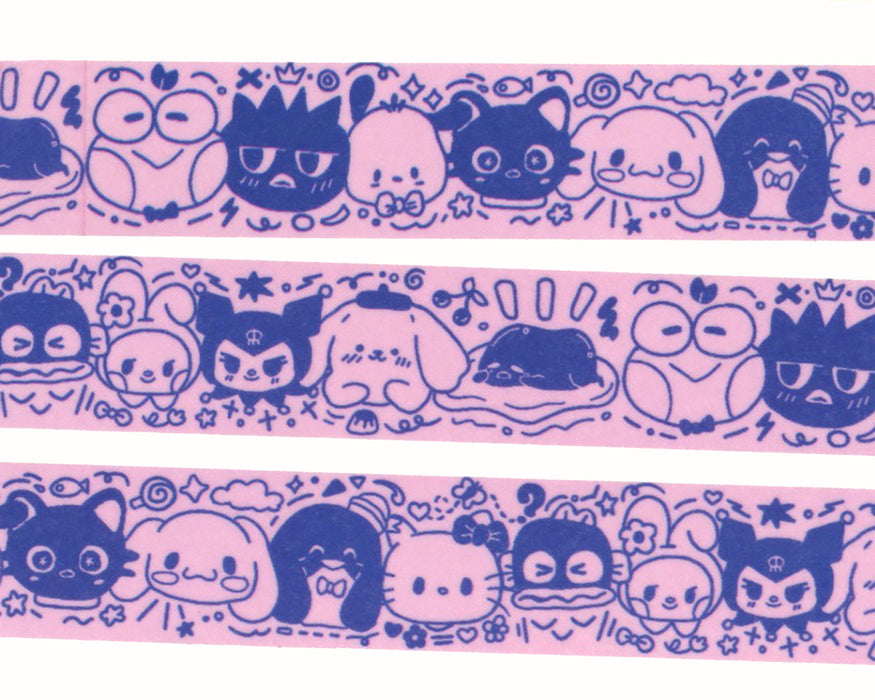 Sanrio Friends Washi Tape