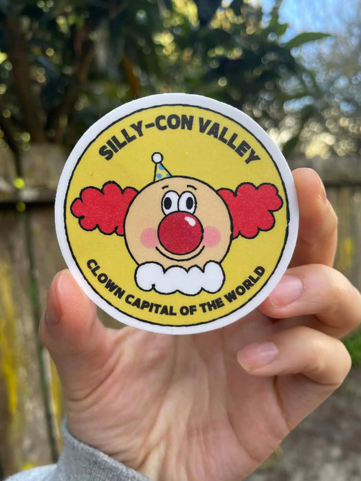 Silly-con Valley Sticker