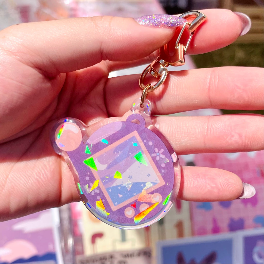 Tamagotchi Acrylic Charm Keychain — San José Made