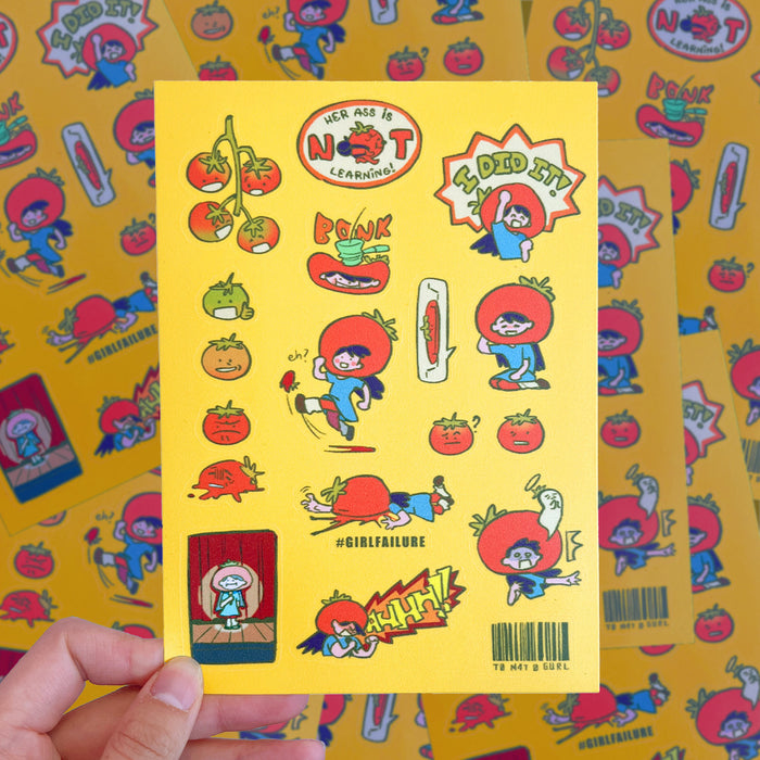 Tomato Girl Sticker Sheet