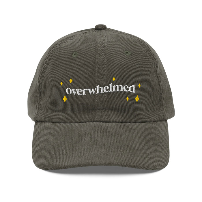Overwhelmed Corduroy Hat