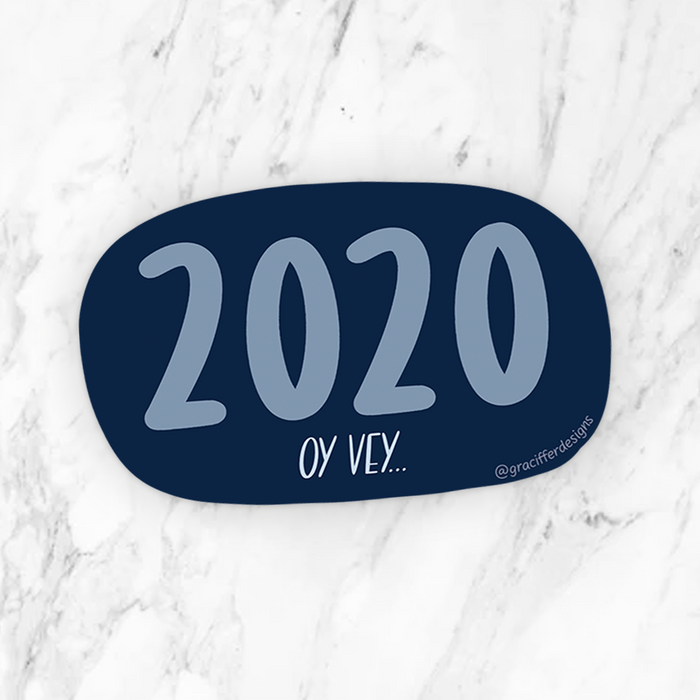 2020, Oy Vey Sticker