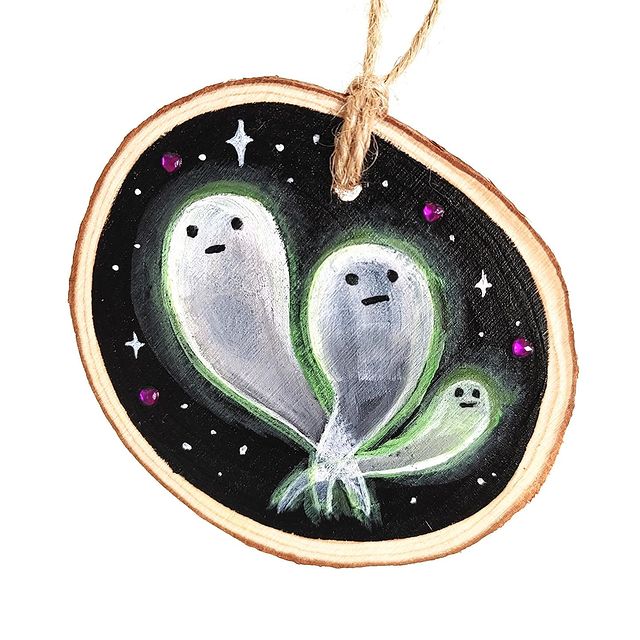 Glowing Ghosts Ornament