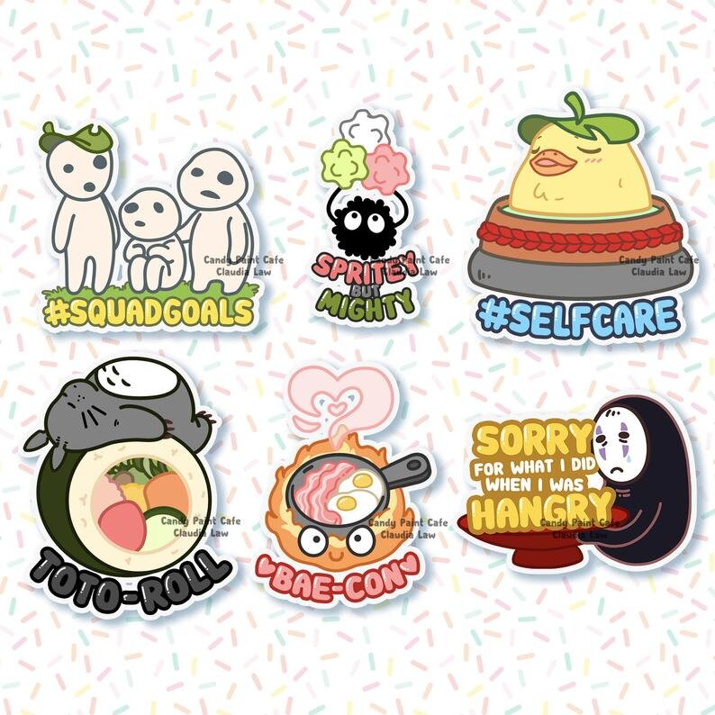 Ghibli Sticker Pack — San José Made
