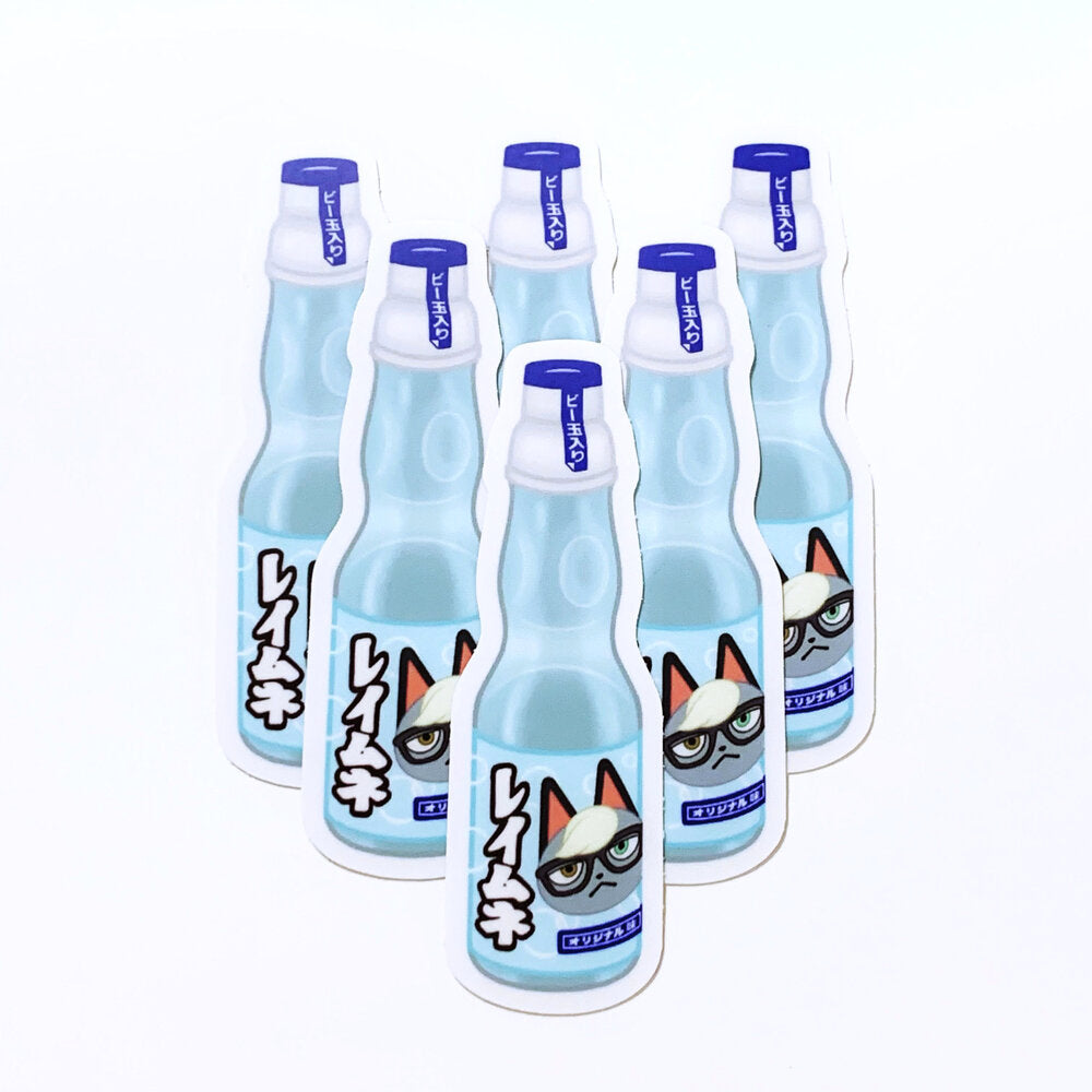 WATERPROOF] ACNH Raymond Ramune Vinyl Sticker Decal — San José Made