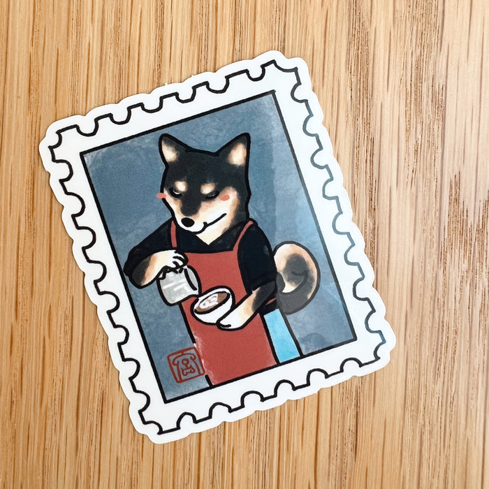 Shiba-rista Maru Sticker
