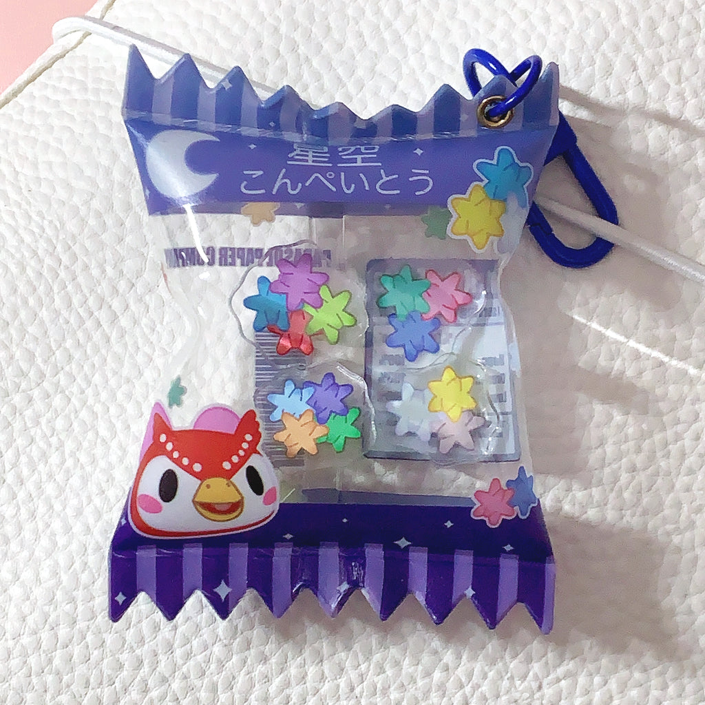 ACNH Celeste Konpeito Candy Bag Shaker Charm Keychain — San José Made