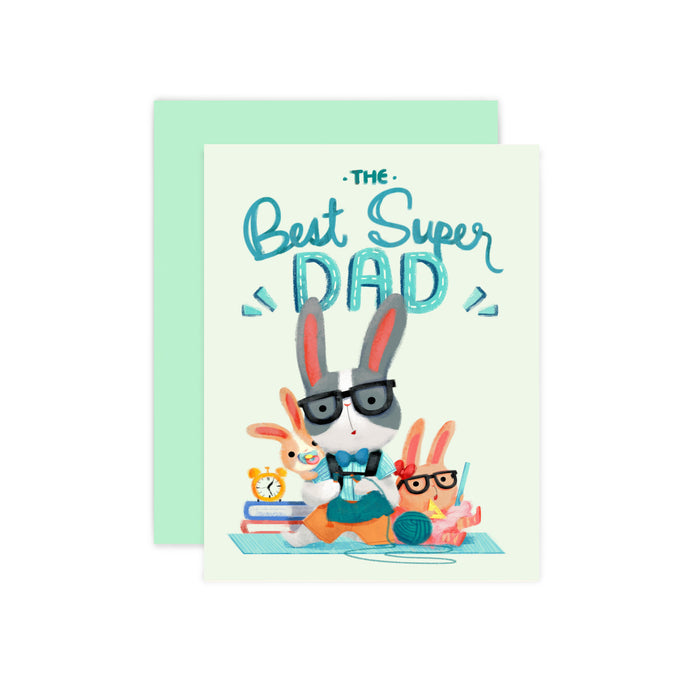 The Best Super Dad Bunny