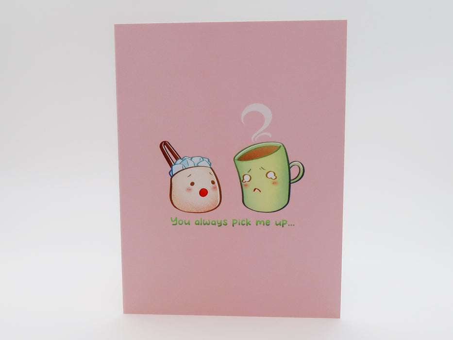 Thank You Card - Coffee - Pick Me Up