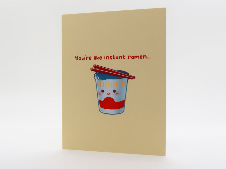 Thank You Card - Instant Ramen - You're Always There