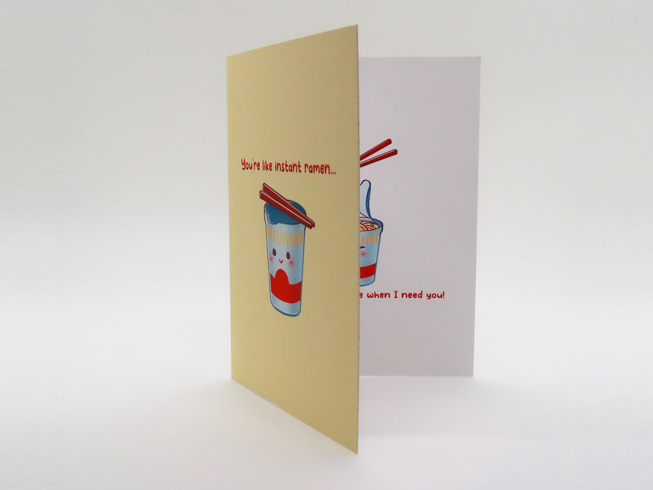 Thank You Card - Instant Ramen - You're Always There