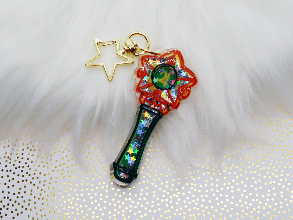 Sailor Jupiter Glitter Wand Keychain