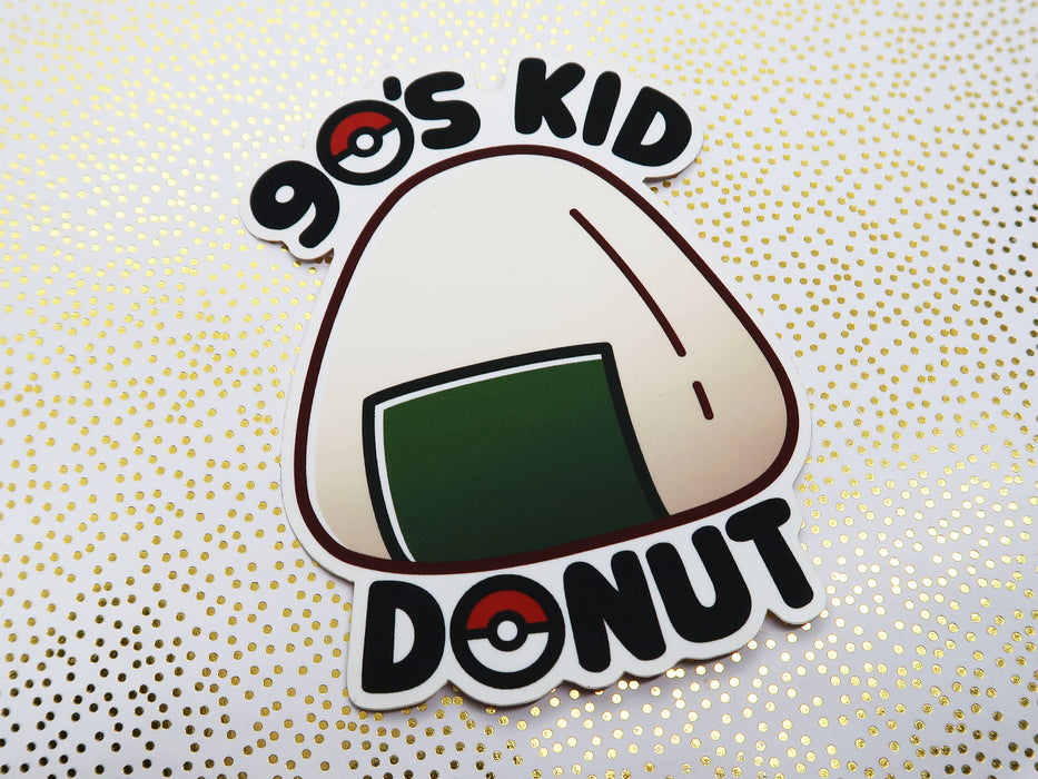 90's Kid Donut Sticker