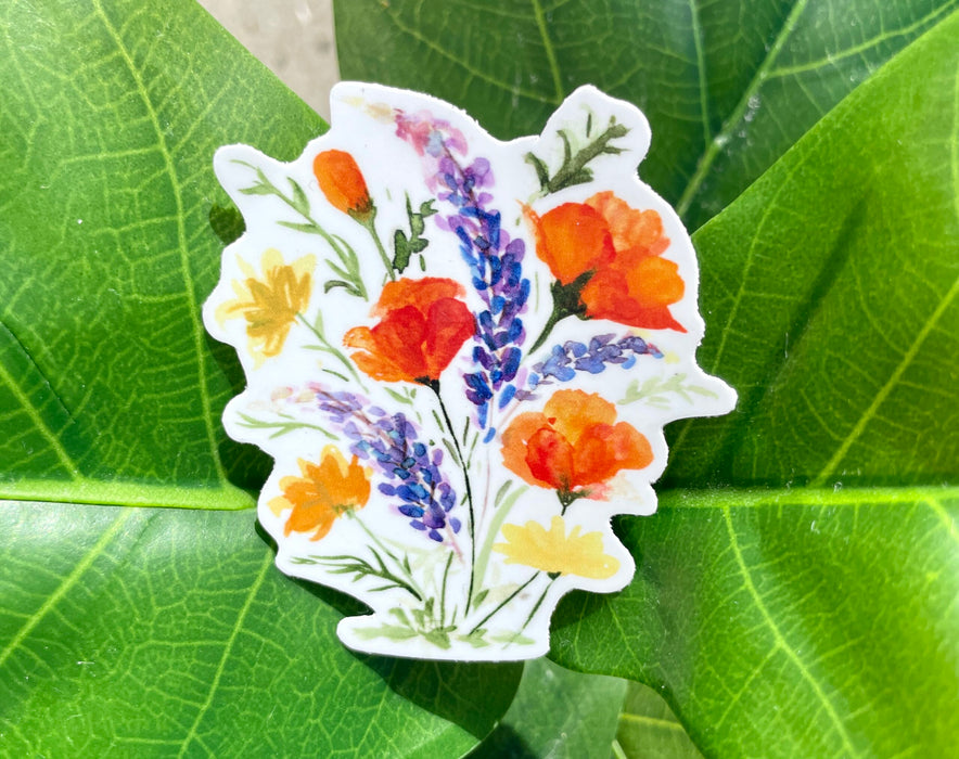 California Wildflower Sticker