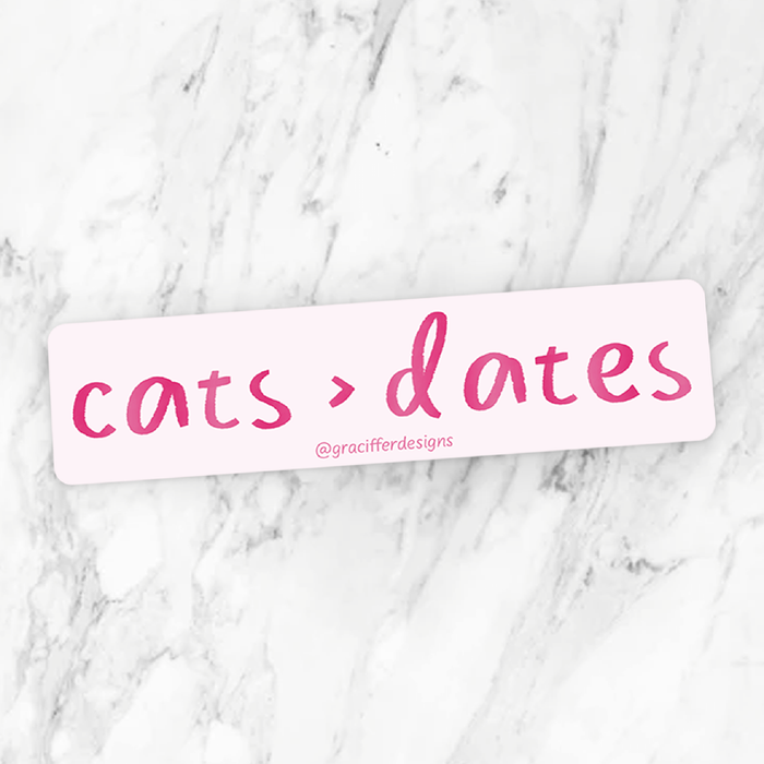 Cats > Dates Sticker