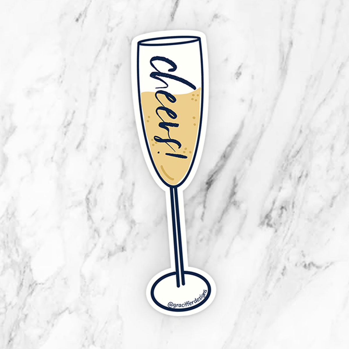 Cheers Sticker — San José Made