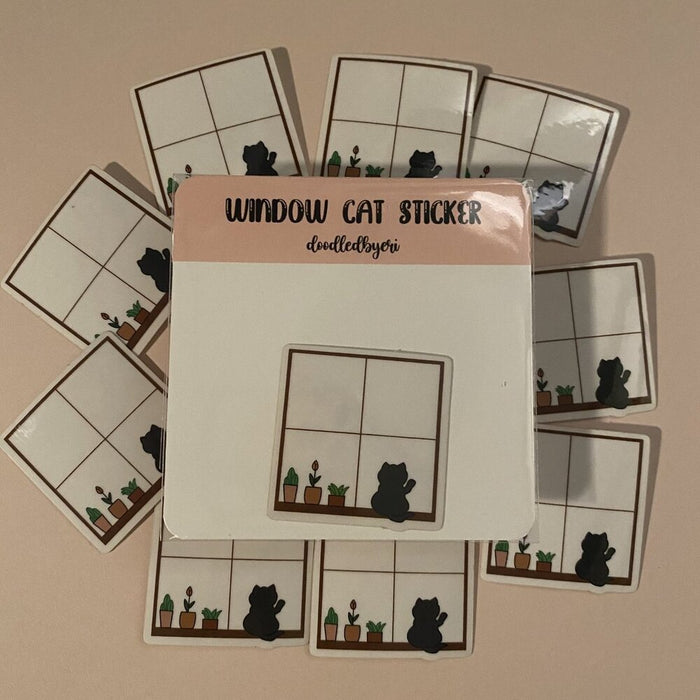 Clear Window Cat Sticker