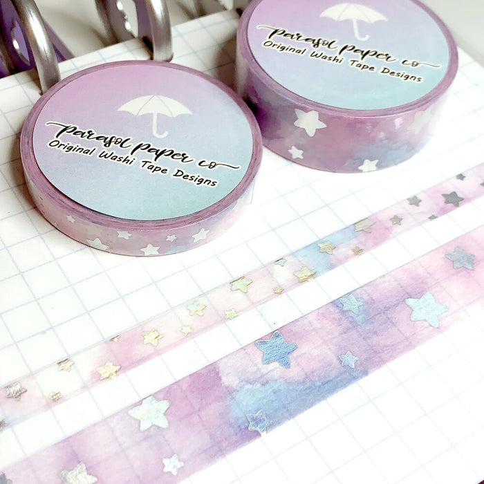 Cotton Candy Skies Foiled Washi Set