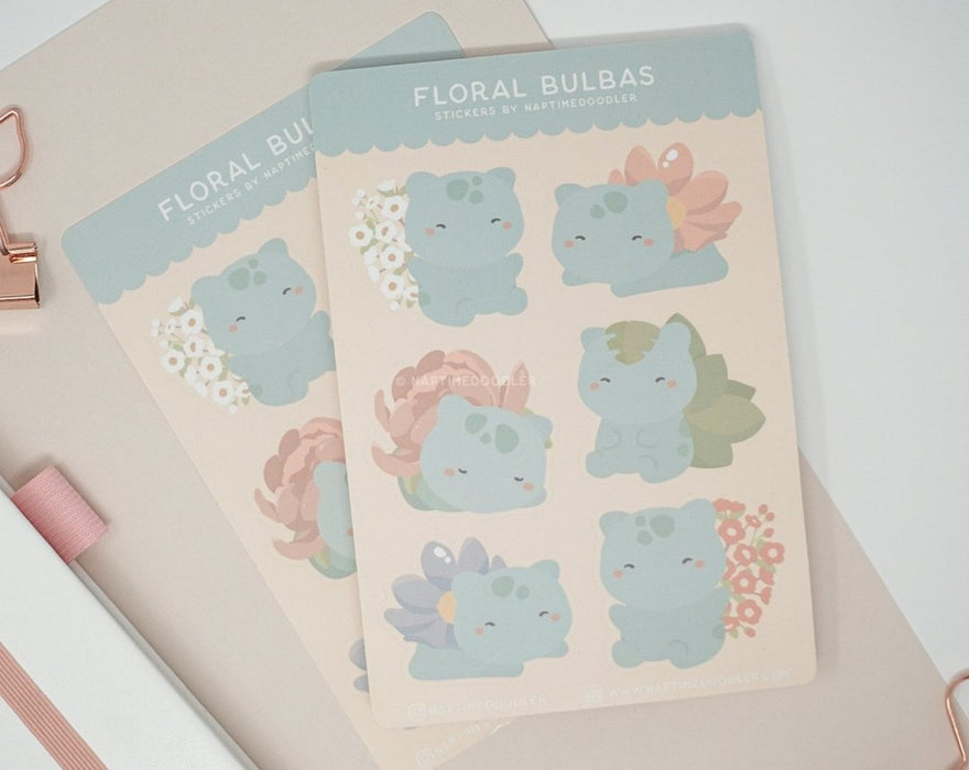 Floral Bulbas Sticker Sheet