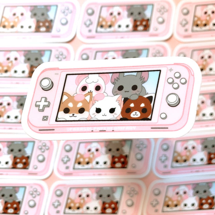 [WATERPROOF] Pandy and Friends Switch Vinyl Sticker Decal