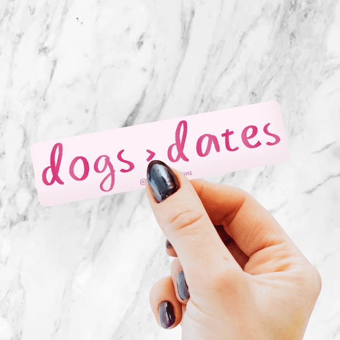 Dogs > Dates Sticker