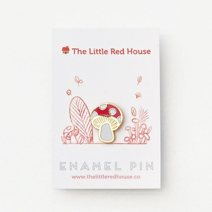Little Mushroom Enamel Pin