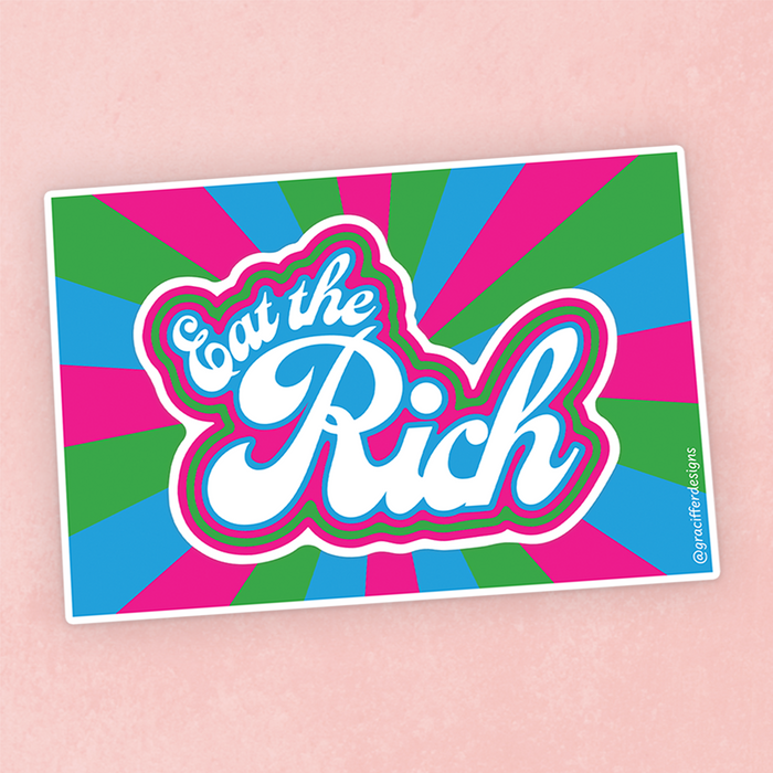 Polysexual Pride - Eat The Rich Sticker