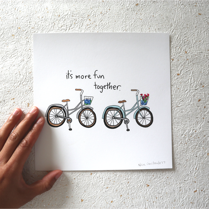 It's more fun together Print