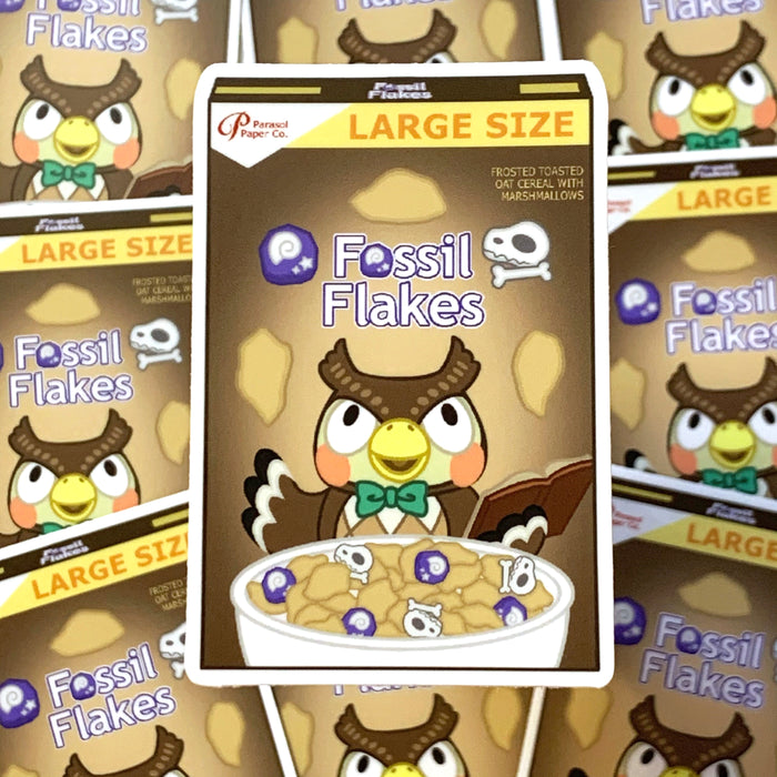 Fossil Flakes Vinyl Sticker Decal