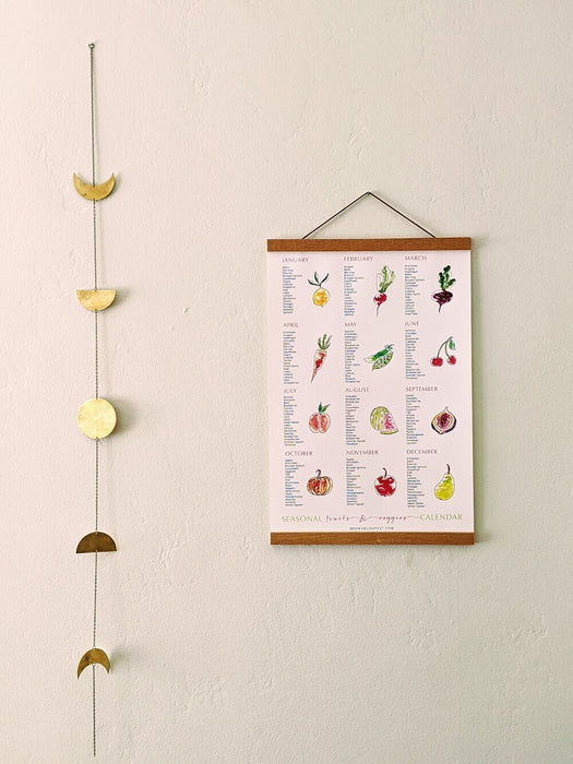 Seasonal Fruits and Veggies Calendar
