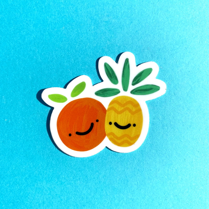 Fruit Friends Sticker-Cutie & Papple